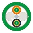 6XV1873-2E Siemens FO FRNC Cable 50/125/900 (OM 4), aufteilbar, MM, halo Produktbild