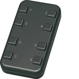 30000454 Eltako FMH8 ag Funk Minihandsender anthrazit glänzend Produktbild front M