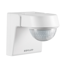 EM10025396 Esylux DEFENSOR MD 280° 40 IR 1C IP55 WH Bewegungsmelder mit 280° Erf Produktbild front M