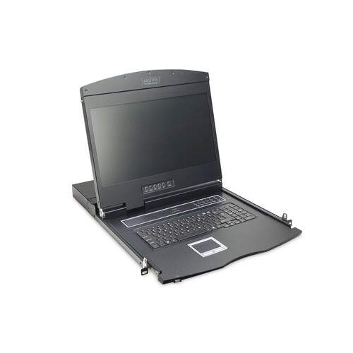 DS-72211-3GE Digitus Modulare Konsole mit 19 TFT (48,3cm), 16 Port KVM & Touc Produktbild