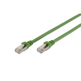 DK-1644-A-PUR-100 Digitus CAT 6A S/FTP Patchkabel, PUR (TPU) Produktbild front M