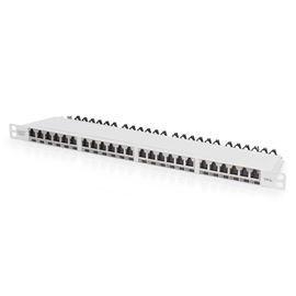 DN-91624S-SL-EA-G Digitus CAT 6A, Klasse EA High Density Patch Panel, geschirmt Produktbild front M