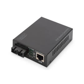 DN-82150 Digitus Gigabit PoE Medienkonverter, RJ45 / SC, MM, PSE Produktbild