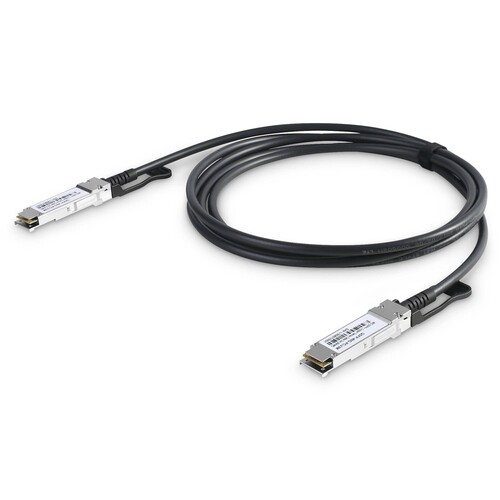 DN-81308 Digitus QSFP+ 40G 2 m DAC Kabel Produktbild Front View L