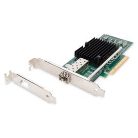 DN-10161 Digitus Single Port 10G SFP PCIe Netzwerkkarte Produktbild