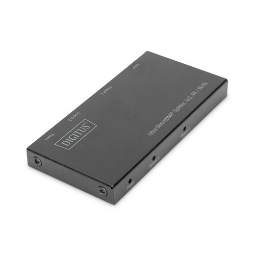 DS-45322 Digitus Ultra Slim HDMI Splitter, 1x2, 4K / 60 Hz Produktbild