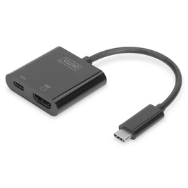 DA-70856 Digitus USB Type C 4K HDMI Grafik Adapter + USB C (PD) Produktbild