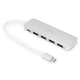 DA-70242-1 Digitus USB Type C 4 Port Hub (USB 3.0) + PD Produktbild