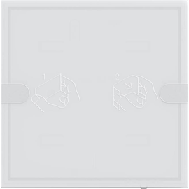 5001003 Gira KNX Tastsensor 4 Komfort TS4 weiß 1-fach Produktbild
