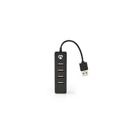 UHUBU2420BK USB-Hub | 4-Port | USB 2.0 | Schwarz Produktbild