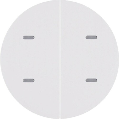 80162869 Berker BERKER KNX R.x Tastsensor 2fach Komfort polarweiß glän Produktbild