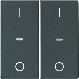 80962326 Berker BERKER KNX Q.x Abdeckung für Tastsensor Modul mit I/O Symbol 2fa Produktbild