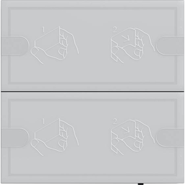 5002028 Gira KNX Tastsensor 4 Komfort TS4 Anthrazit 2-fach Produktbild