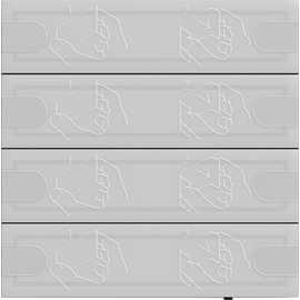 5004028 Gira KNX Tastsensor 4 Komfort TS4 Anthrazit 4-fach Produktbild