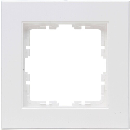402129000 Kopp HK07   Abdeckrahmen 1 fach, Farbe: reinweiß Produktbild