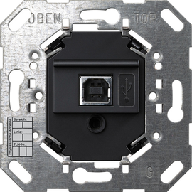 202400 Gira USB Datenschnittst.eins. KNX Einsatz Produktbild front M