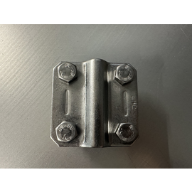 910 260 Pröpster Kreuzverbinder V4A, 2 teilig rund/rund, 8 10 mm / 8 10 mm Produktbild front M