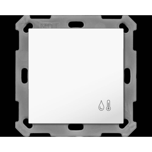 SCN-TFS55.01 MDT Raumtemperatur /Feuchtesensor 55, Reinweiß glänzend Produktbild Front View L