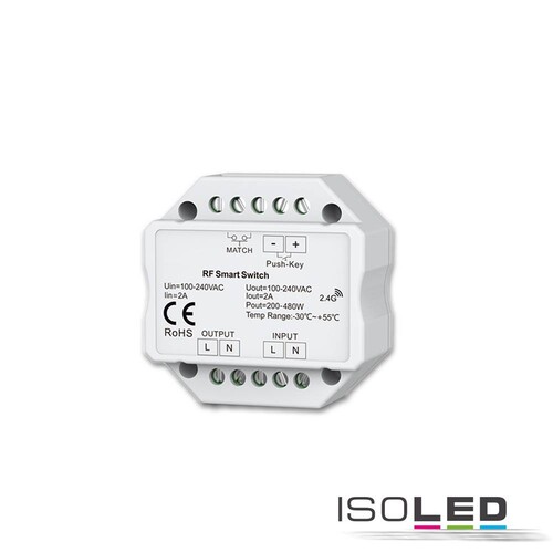 114426 Isoled Sys-Pro Push/Funk Mesh Switch EIN/AUS 100-240V 360W Produktbild