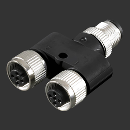 94511 Dot-Spot UV 2 Y Y Verteiler für M12 System, für Kabelverbindung in Einb Produktbild front M