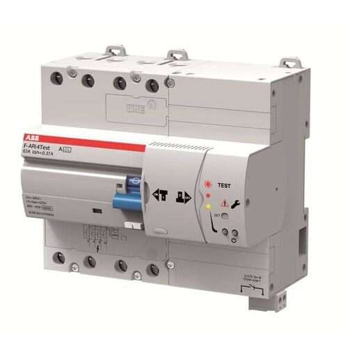 2CSF304131R1250 ABB FI Schalter F ARI4 Test A-25/0,03 Produktbild Front View L