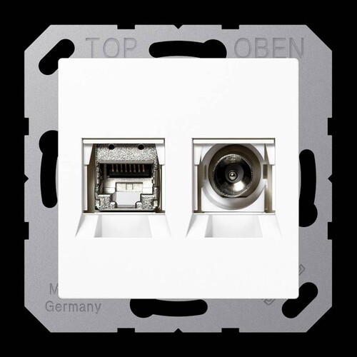MMDA4521WW Jung Multimediadose Produktbild Front View L