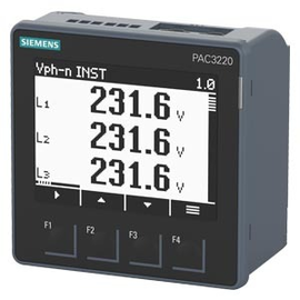 7KM3220-0BA01-1DA0 Siemens SENTRON PAC32 PAC3220 LCD 96X96 mm Power Monitoring Produktbild front M