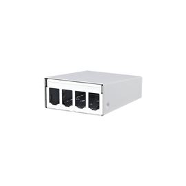 130861-0402-E Metz Connect Modul AP Gehäuse 4 Port reinweiß RAL9010 Produktbild