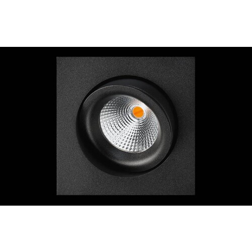 901253 SG Leuchten JUNISTAR SQUARE ISOSAFE DimToWarm schwarz 6W LED 2000-2 Produktbild