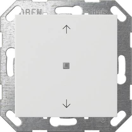 517203 Gira KNX Taster Wippe 1f Pfeile System 55 Reinweiß Produktbild