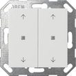 517403 Gira KNX Taster Wippe 2f Pfeile System 55 Reinweiß Produktbild