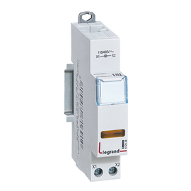 412928 Legrand Meldeleuchten CX3, LED, 1 fach (Gelb ), 110/400 VAC, 1TE Produktbild front M