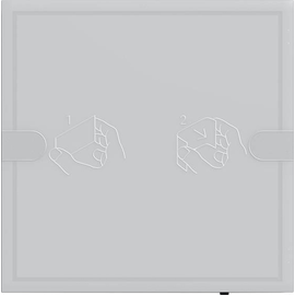 5001028 Gira KNX Tastsensor 4 Komfort TS4 Anthrazit 1-fach Produktbild