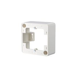 130829-02-I Metz Connect Aufputzrahmen 85x85 mm reinweiß RAL9010 Produktbild front M