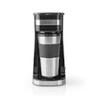 KACM300FBK Nedis Ein Tassen Kaffeemaschine | Doppelwandiger Reisebe Produktbild front S