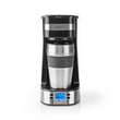 KACM310FBK Nedis Ein Tassen Kaffeemaschine | Doppelwandiger Reisebe Produktbild