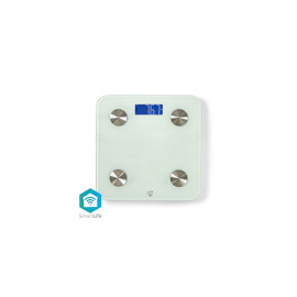 WIFIHS10WT Nedis WLAN Smart Personenwaage | BMI, Fett, Wasser, Knoc Produktbild