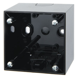 911512510 Berker Aufbau Gehäuse 1f hoch ITG Flow/Pure sw Produktbild front M