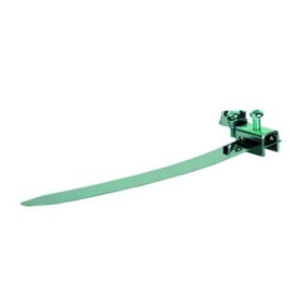 92001077 E-Term EB 0 Erdungsbandschelle 1/8 3/8 (Bandlänge 136 mm) Produktbild front M