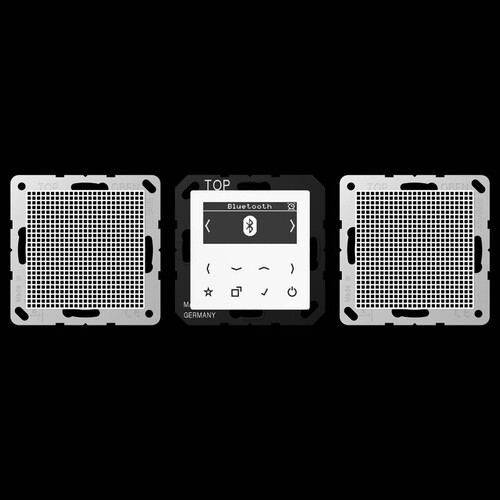 DABA2BTWW Jung Smart Radio DAB+ mit Bluetooth   Set St Produktbild Front View L
