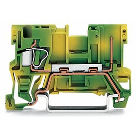 769-237 Wago 1 Leiter/1 Pin PE Basisklemme grün-gelb Produktbild