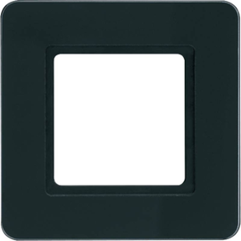 10116176 Berker Rahmen 1fach Q.7 f. Bel, Glas schwarz Produktbild