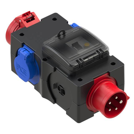 9439004 PC-Electric Mobilverteiler Kunststoff Baureihe ST.ANTON 6F 16/5 2x Produktbild front M