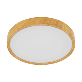 98601 Eglo LED DL Ø340 HOLZOPTIK/WEISS MUSURITA Produktbild