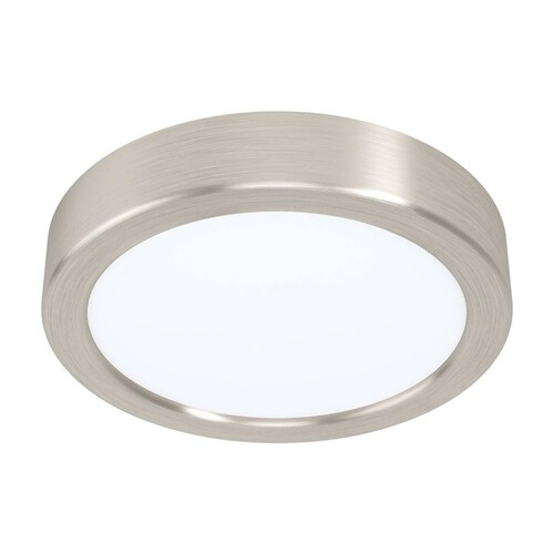 99218 Eglo LED AUFBAU DL Ø160 NICKEL 12W 1200LM/3000K FUEVA 5 Produktbild Front View L