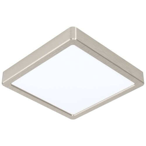 99241 Eglo LED AUFBAU DL 285X285 NICKEL 21W 2200LM/3000K FUEVA 5 Produktbild Front View L