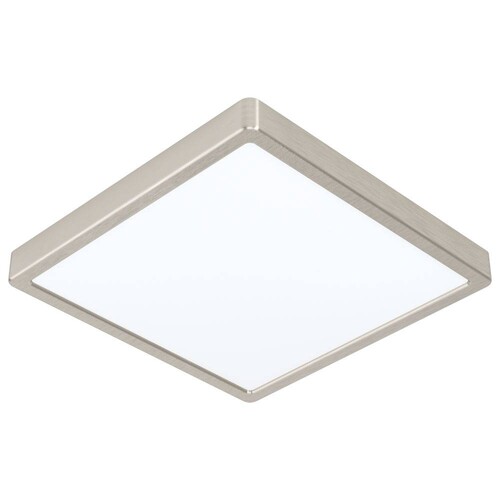 99242 Eglo LED AUFBAU DL 285X285 NICKEL 21W 2200LM/3000K FUEVA 5 Produktbild Front View L