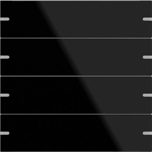 502405 Gira Wippenset Tastsensor 4 TS4 G schwarz 4-fach Produktbild Front View L