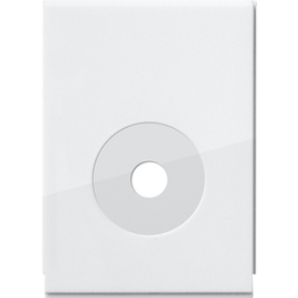 106503 Gira Verschluss Ltg.einf. 1f System 55 Reinweiß Produktbild front M