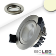 114145 Isoled LED EINBAUSTRAHLER, SILBER 8W, 36°, RUND, WARMWEISS, IP65, DIMMBAR Produktbild